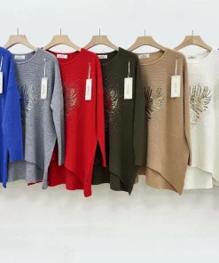 Swetry damskie,size m-2xl,Paczka 8szt,mix kolor