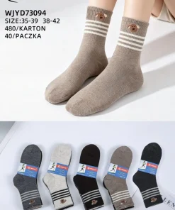 Skarpety Damskie,size 35-42,Paczka 40szt,mix kolor