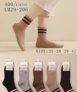 Skarpety Damskie,size 35-42,Paczka 40szt,mix kolor