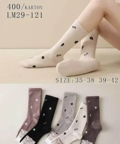Skarpety Damskie,size 35-42,Paczka 40szt,mix kolor