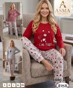 Piżama Damskie,size s-2xl,paczka 15szt,mix kolor