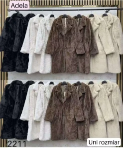 Kurtki Damskie WŁOSKA,Size uni,paczka 6szt, mix kolor