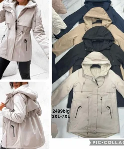 Kurtki damskie,size 3-7xl,Paczka 5szt ,1kolor
