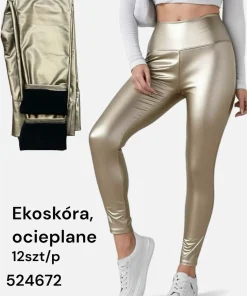 Spodnie skórzane Damskie,size 2xl-4xl,paczka 12szt,1kolor