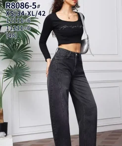 Jeansy Damskie,size xs-xl,Paczka 12szt ,1 kolor
