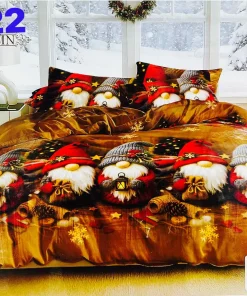 KOMPLET POŚCIELI 5 D 100% satyna - bawełna 3 Częściowy Rozmiar:160x200cm