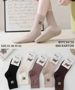 Skarpety Damskie,size 35-42,Paczka 40szt,mix kolor