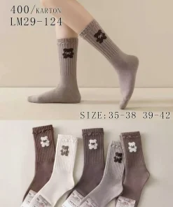 Skarpety Damskie,size 35-42,Paczka 40szt,mix kolor