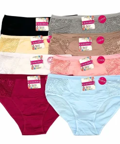 Majtki Damskie,size xl-3xl,paczka 24szt,mix kolor