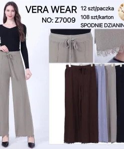 Spodnie Damskie,size uni,Paczka 12szt,mix kolor