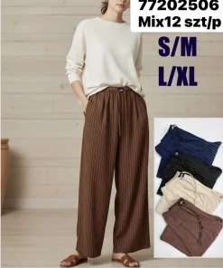 Spodnie Damskie,size s/m-l/xl,paczka 12szt,mix kolor