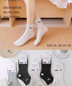Skarpety Damsskie,size 35-42,Paczka 40szt ,mix kolor