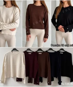 Swetry Damskie WŁOSKA,Size uni,paczka 6szt, mix kolor