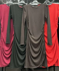 Sukienki Damskie WŁOSKA,Size uni,paczka 6szt, mix kolor