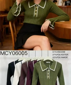 Swetry Damskie,size uni,Paczka 12szt ,mix kolor