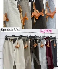 Spodnie Damskie WŁOSKA,Size uni,paczka 6szt, mix kolor