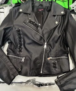 Kurtki skórzane Damskie,size s-2xl,Paczka 10szt ,1 kolor