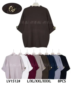 Swetry damskie ,size l/xl-2/3xl,Paczka 8szt ,mix kolor