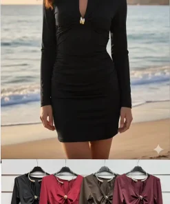 Sukienki Damskie WŁOSKA,Size uni,paczka 6szt, mix kolor