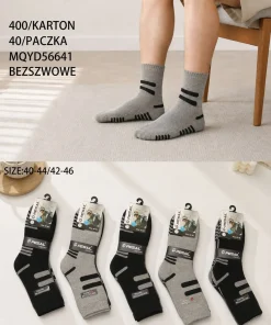 Skarpety MĘSKIE ,size 40-46,Paczka 40szt,mix kolor