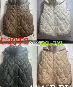 Kamizelki Damskie, size 3xl-7xl,paczka 5szt,1kolor