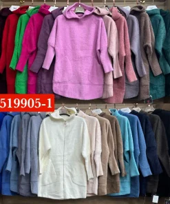 Swetry damskie,Size uni,paczka 6szt,mix kolor
