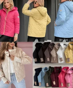 Kurtki Damskie WŁOSKA,Size uni,paczka 8szt, mix kolor