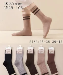 Skarpety Damskie,size 35-42,Paczka 40szt,mix kolor