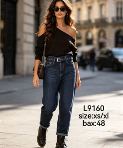 Jeansy Damskie,size xs-xl,paczka 12szt,1kolor