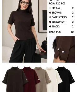 Swetry Damskie WŁOSKA,Size uni,paczka 6szt, mix kolor