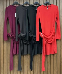 Sukienki Damskie WŁOSKA,Size uni,paczka 6szt, mix kolor