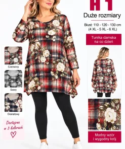 Bluzki damskie,size 4-6xl,paczka 12szt,mix kolor