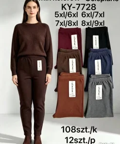 Spodnie Damsskie,size 5/6-8/9xl,Paczka 12szt,mix kolor
