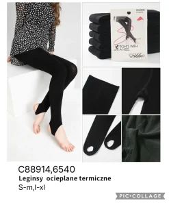 Leginsy Damskie,size s/m-l/xl,paczka 12szt,1kolor