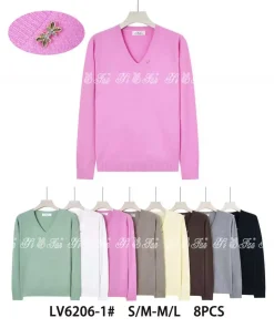 Swetry Damskie ,Size s/m-m/xl,paczka 8szt, mix kolor