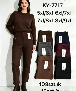 Spodnie Damskie,size 5/6-8/9xl,Paczka 12szt,mix kolor