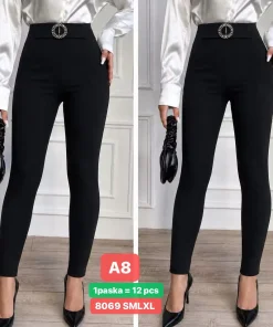 Leginsy Damskie,size s/m-l/xl,paczka 12szt,1kolor