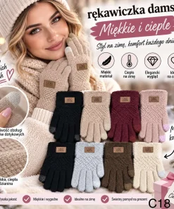 Rękawiczki Damskie,paczka 12szt,mix kolor