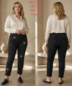 Jeansy Damskie,size 44-54,Paczka 10szt ,1 kolor