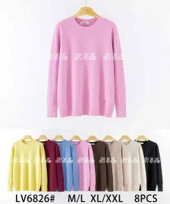 Swetry Damskie,size m/l-xl/2xl,Paczka 8szt,mix kolor