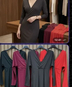 Sukienki Damskie WŁOSKA,Size uni,paczka 6szt, mix kolor