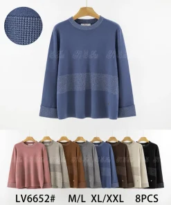 Swetry damskie,size m/l-xl/2xl,Paczka 8szt,mix kolor