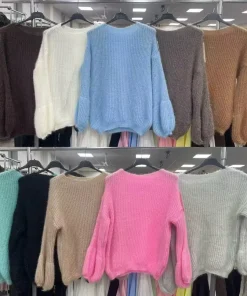 Swetry damskie,size uni,paczka 6szt,mix kolor