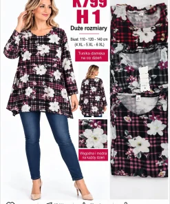 Bluzki damskie,size 4-6xl,paczka 12szt,mix kolor