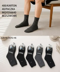 Skarpety MĘSKIE,size 40-46,Paczka 40szt ,mix kolor