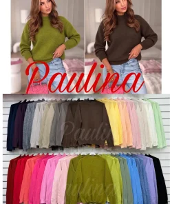 Swetry Damskie WŁOSKA,Size uni,paczka 6szt, mix kolor
