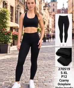 Leginsy Damskie, size s-xl,paczka 12szt,1kolor