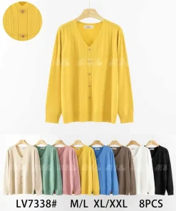 Swetry Damskie ,Size m/l-xl/2xl,paczka 8szt, mix kolor