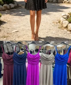 Sukienki Damskie WŁOSKA,Size uni,paczka 6szt, mix kolor