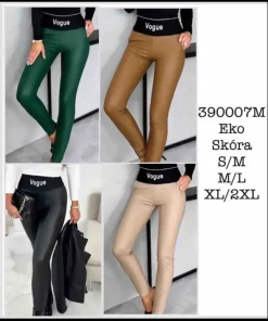 Spodnie skórzane Damskie,size s/m-xl/2xl,Paczka 12szt ,mix kolor
